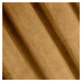 Dekorační velvet závěs s kroužky VERMONT medová 140x250 cm (cena za 1 kus) MyBestHome