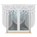Panelová dekorační záclona na tyčovou gárnyž RANI 80 šířka 80 cm výška 120 cm (cena za 1 kus pan