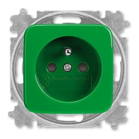 ABB Reflex zásuvka zelená 5519B-A02357 Z chráněná s bezšroubovými svorkami