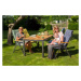 Zahradní set South Wales + 6 x křeslo Aruba, rozkládací stůl 150/210x90cm HN63000445
