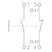 Modulové tlačítko EATON Z-PU/SO 1NO+1NC 16A 276293