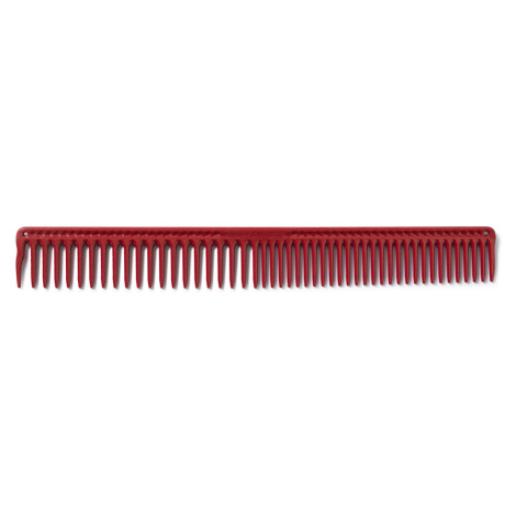 JRL Cutting Comb J306 (9&quot;) - profesionálně kombinované hřebeny J306 RED - červený