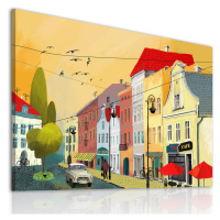 Obraz na plátně KIDS CITY B různé rozměry Ludesign ludesign obrazy: 80x60 cm