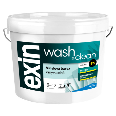 Barva vinylová Stachema EXIN WASH&CLEAN bílá, 7 kg Lignofix
