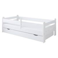 STA Dětská postel Vráťa + šuplík 160x80 cm, Bílá