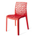 Jídelní židle GRUVYER červená
