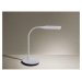 LEUCHTEN DIREKT is JUST LIGHT LED stolní lampa v bílé, flexibilní rameno s měnitelnou teplotou b