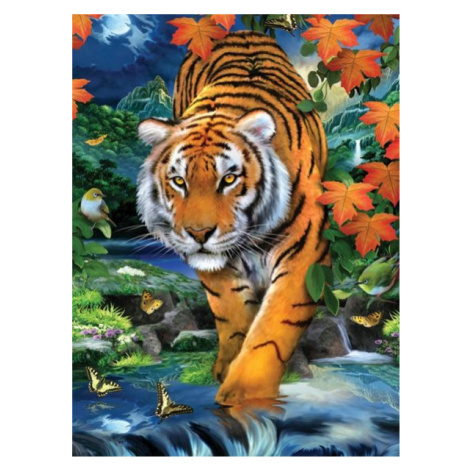 Malování podle čísel 22 × 30 cm - Tygr ROYAL & LANGNICKEL