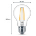 Philips Philips LED žárovka E27 7W 850lm 4 000K čirá 2ks