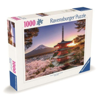 Puzzle Rozkvetlé třešně v Japonsku 1000 dílků