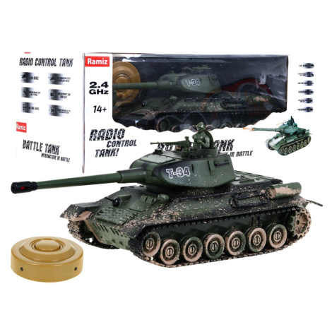 mamido Velký tank T34 RC 1:28