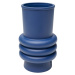 KARE Design Skleněná váza Gina Trible - modrá, 17cm