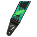 Fender Neon Monogram Strap Green/Blue
