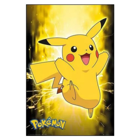 Plakát Pokémon - Pikachu Neon ABY STYLE