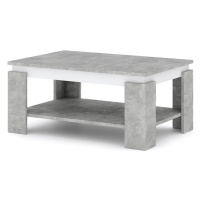 Konferenční stolek TURIA beton/bílá
