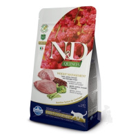 N&D Quinoa CAT Weight Management Lamb & Broccoli 5kg sleva