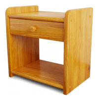 DRW Noční stolek VILMA z masivního dřeva - Olše