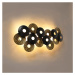 Orientální nástěnné svítidlo starožitné zlaté 3-světlo - Balla