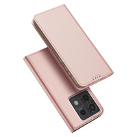 Dux Ducis Skin Pro pouzdro s klopou a slotem na kartu pro Xiaomi Redmi Note 13 Pro 5G - růžové