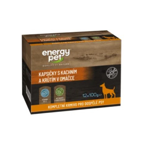 Energy Pet Kapsičky pro psy s kachním a krůtím v omáčce 12x100g