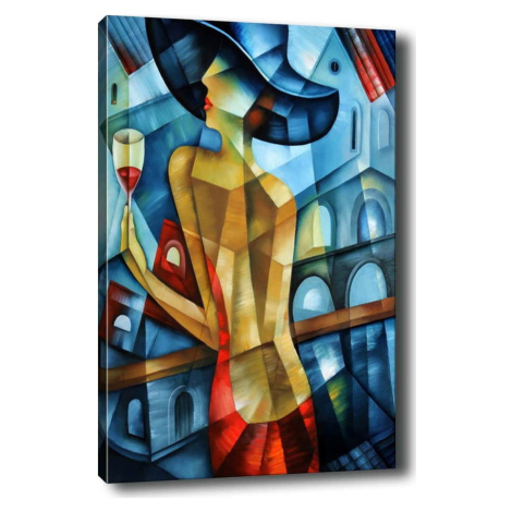 Obraz Tablo Center Cubistic Lady, 50 x 70 cm Vavien Artwork