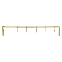 Nástěnný věšák ferm LIVING Kitchen Rod 55 cm žlutá barva