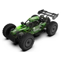 Auto RC buggy plast 22cm stavebnice 24MHz na baterie zelené