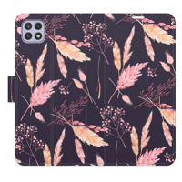 iSaprio flip pouzdro Ornamental Flowers 02 pro Samsung Galaxy A22 5G