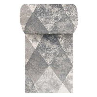 Běhoun koberec Vista šedý 05 v šíři 90 cm