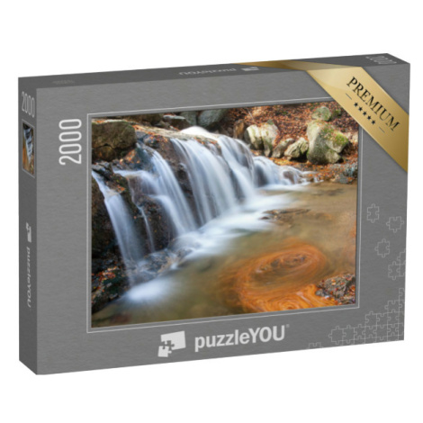 puzzle 2000 dílků „Vodopád na řece Jizeře, Jizerské hory, Česká republika“