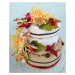 VER Textilní dort chryzantémy dvoupatrový