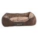 SCRUFFS Chester box bed XL 90 × 70 cm čokoládový