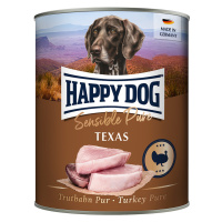 Happy Dog Sensible Pure 24 × 800 g výhodné balení - Texas (krůtí)