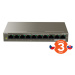 Tenda TEF1110P-8-102W - PoE AT Switch 102Watt, 10xRJ45 Switch s 8x 10/100 Mbps PoE, 2x Gigabit U