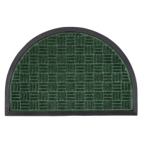 Trade Concept Gumová rohožka půlkruh zelená
