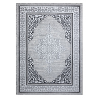 Dywany Łuszczów Kusový koberec Gloss 8490 52 Ornament ivory/grey - 140x190 cm