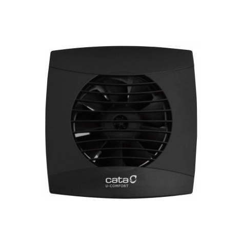 CATA UC-10 T koupelnový ventilátor axiální s časovačem, 8W, potrubí 100mm, černá