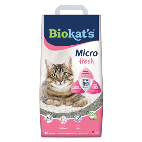 Kočkolit Biokat´s Micro Fresh - 2 x 14 l Biokat's
