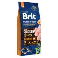 Krmivo Brit Premium by Nature senior S+M 15kg
