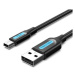 Vention Mini USB (M) to USB 2.0 (M) Cable 0.5M Black PVC Type