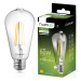 LED žárovka LED E27 ST64 8W = 60W 880lm 4000K Neutrální 360° Filament LUMILED