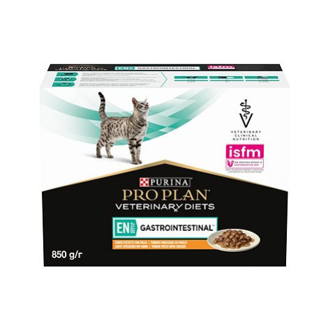Pro Plan Veterinary Diets Feline EN Chicken 10 × 85 g Purina