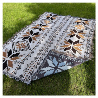 Pikniková deka v BOHO stylu s aztéckým motivem 130 x 180 cm