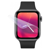 Silikonová fólie na displej Apple Watch 45mm, FIXED Invisible Protector, 2ks, čirá