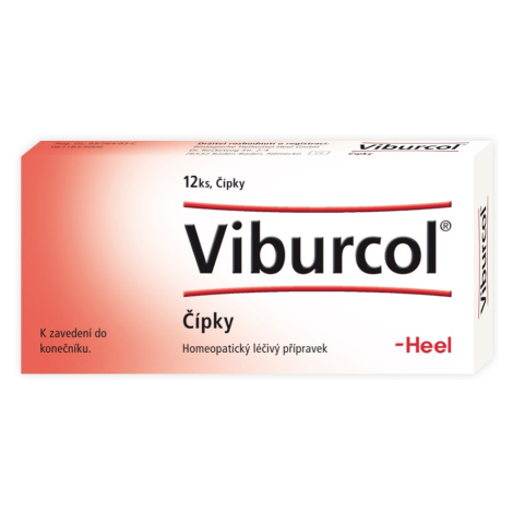 VIBURCOL 12 čípků