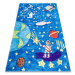 Dywany Łuszczów Dětský kusový koberec Bambino 2265 Rocket Space blue - 140x190 cm