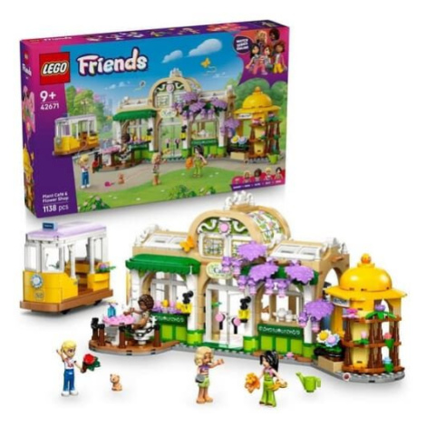 LEGO® Friends 42671 Kavárna plná rostlin a květinářství