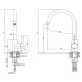 SET ALVEUS ATROX 20/11 + BATERIE ROXA 11- obdélníkový granitový bílý dřez 470x500x200 mm v setu 