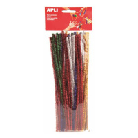APLI Modelovací drátky třpytivé - barevný mix - 50 ks