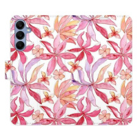 iSaprio Flip pouzdro Flower Pattern 10 pro Samsung Galaxy A25 5G